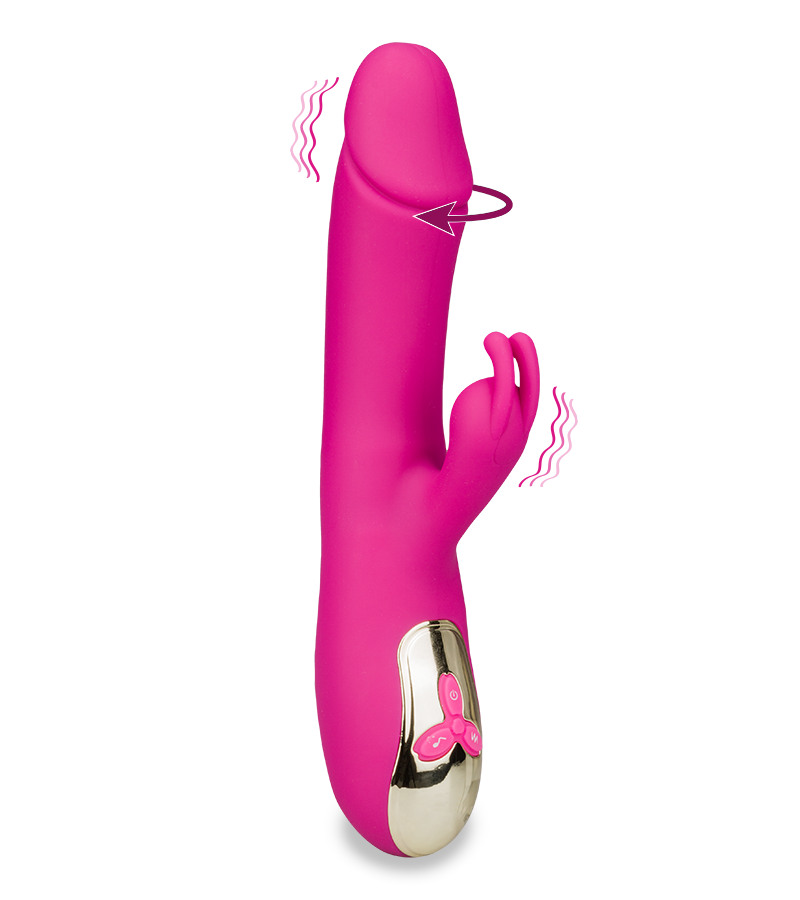 Leki rotating  rabbit vibrator