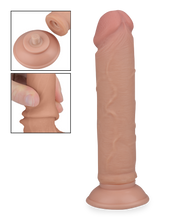 Load image into Gallery viewer, Leon Real Skin suction-cup dildo 8.00 inches