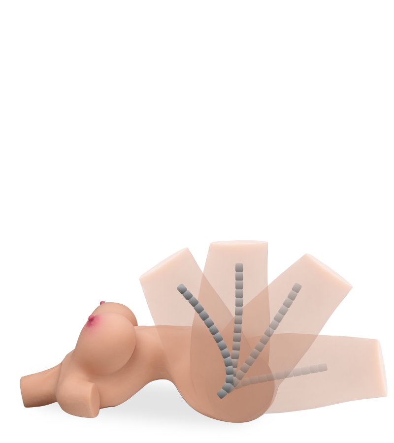 Leonie bendable masturbator torso 40 lb
