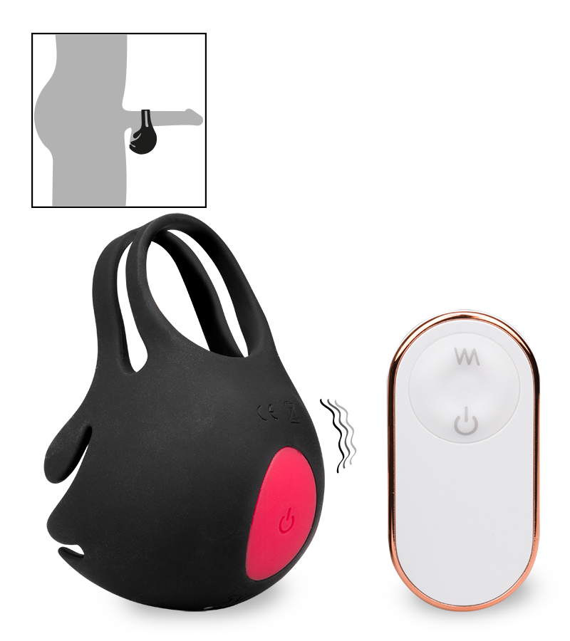 Lifto vibrating cock ring and testicle massager