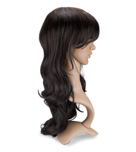 Load image into Gallery viewer, Long wavy brunette wig
