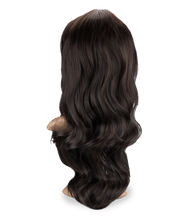 Load image into Gallery viewer, Long wavy brunette wig