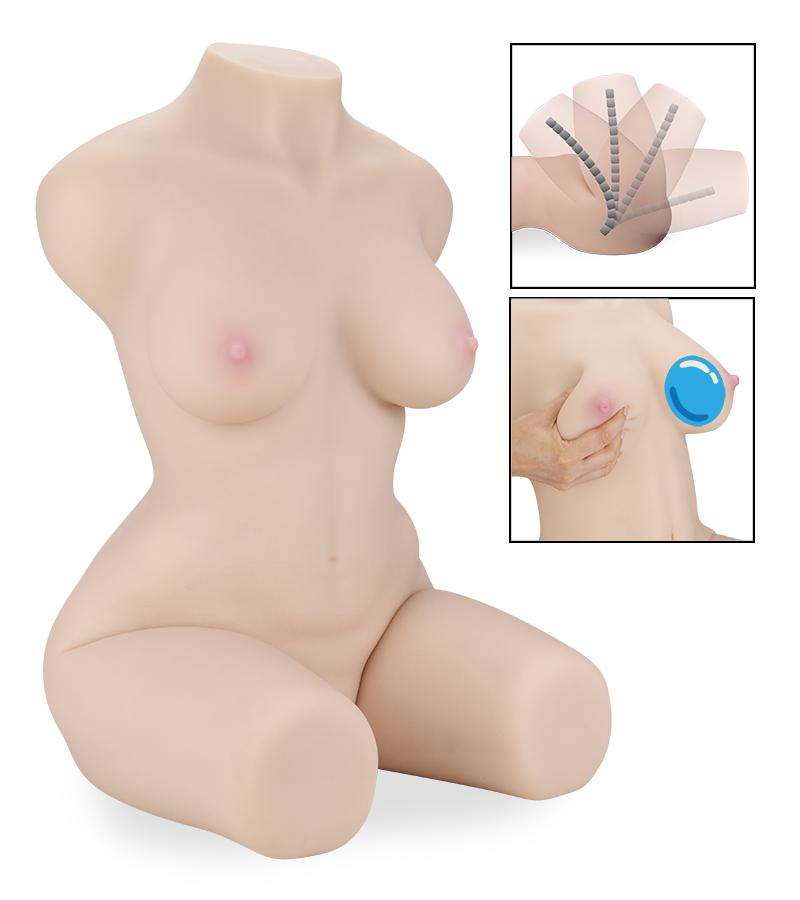 Lorena sex torso with gel-filled breasts 41.00 lb