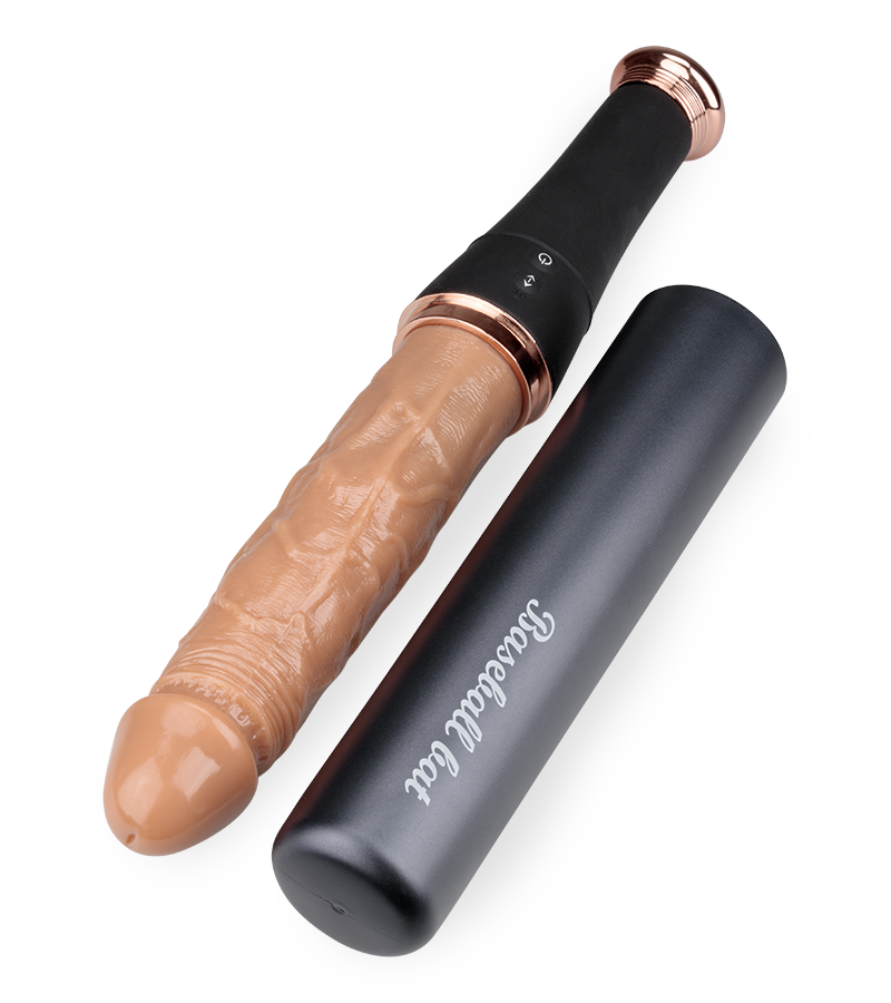 Love Bat thrusting and vibrating dildo with clit stimulator