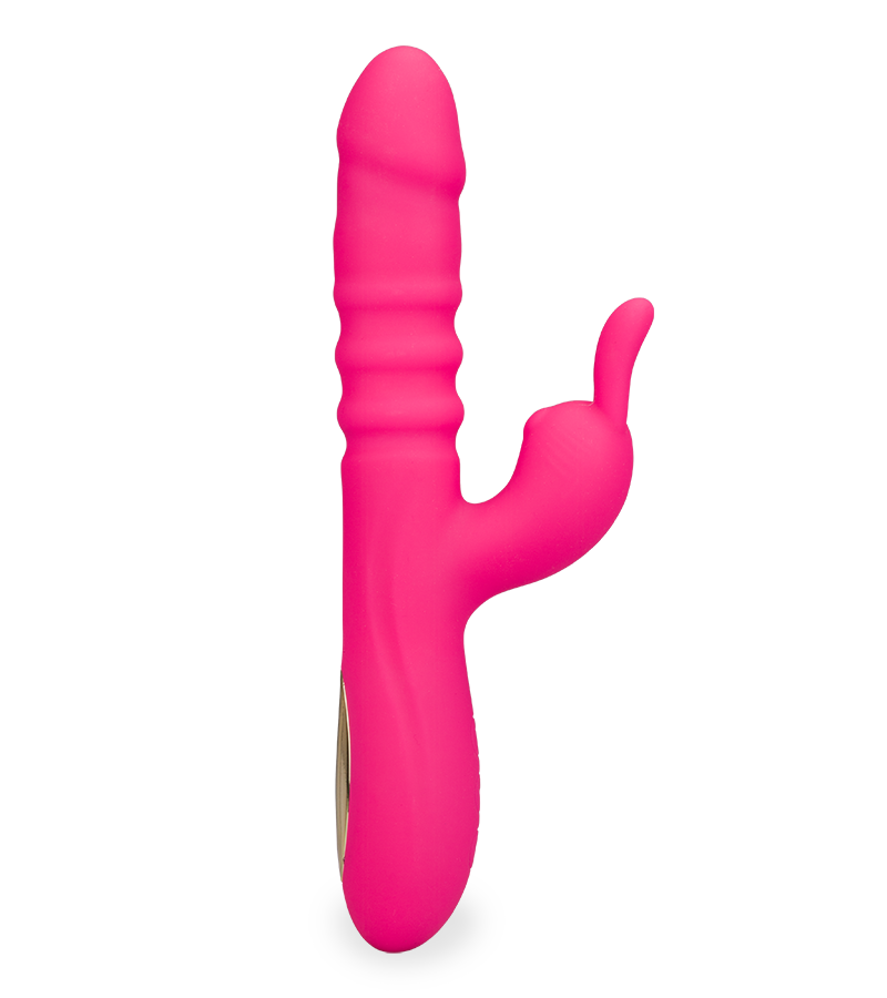 Love Zone thrusting and vibrating rabbit vibrator