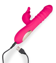 Load image into Gallery viewer, Love Zone thrusting and vibrating rabbit vibrator