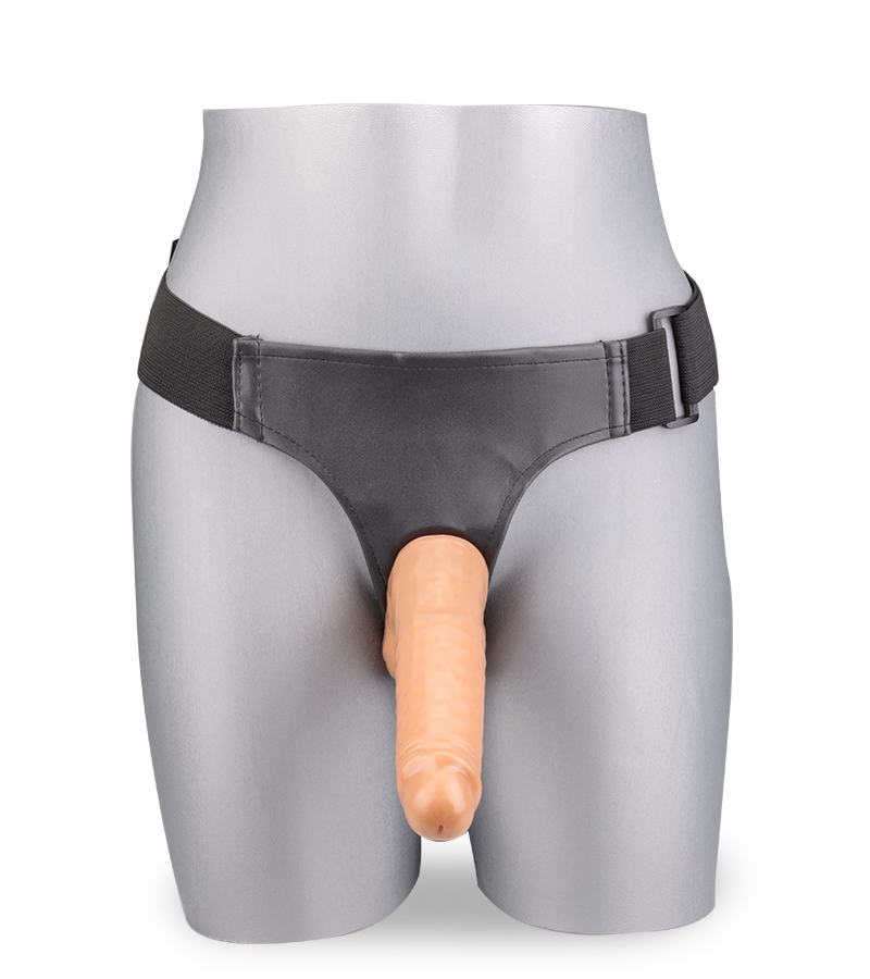 Lucky vibrating strap on dildo