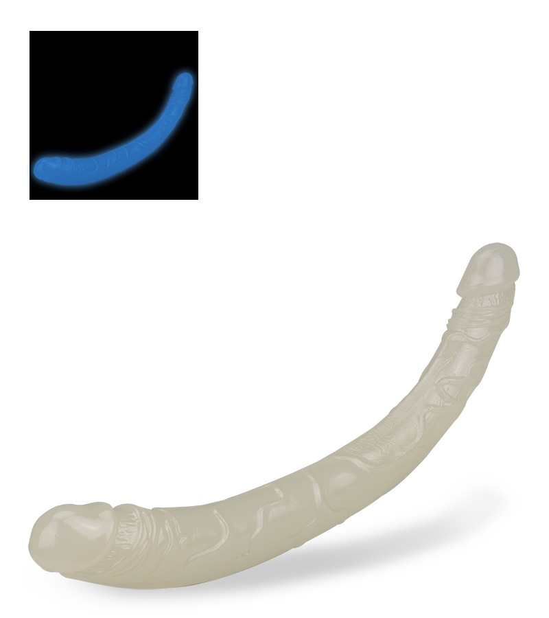 Lumino glow-in-the-dark double dildo 14.50 inches