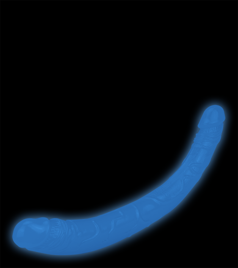 Lumino glow-in-the-dark double dildo 14.50 inches