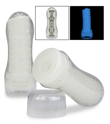 Lumino glow-in-the-dark ribbed masturbator