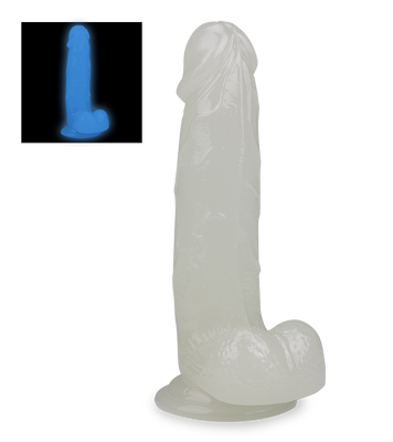 Lumino glow-in-the-dark suction-cup dildo 7.50 inches