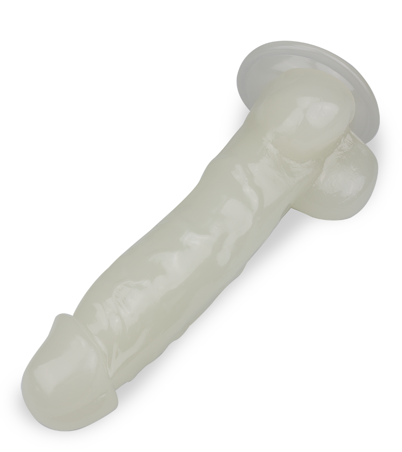 Lumino glow-in-the-dark suction cup dildo 8.75 inches