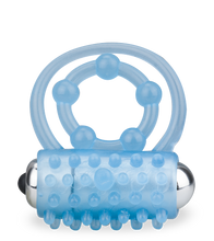 Load image into Gallery viewer, Lumino glow-in-the dark vibrating double cock ring