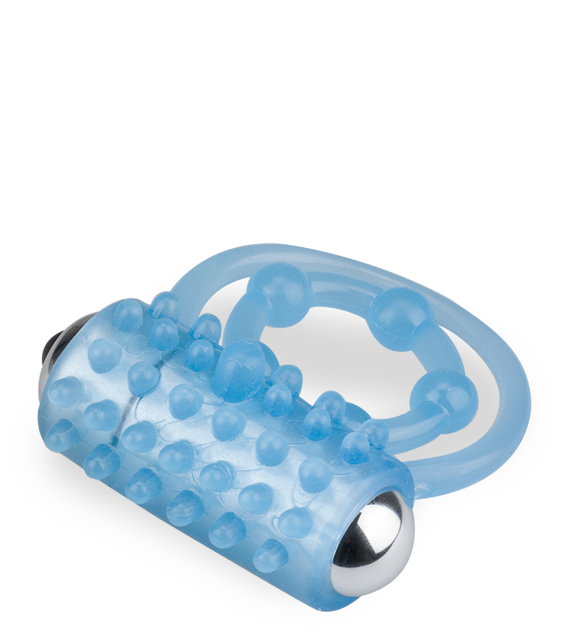 Lumino glow-in-the dark vibrating double cock ring