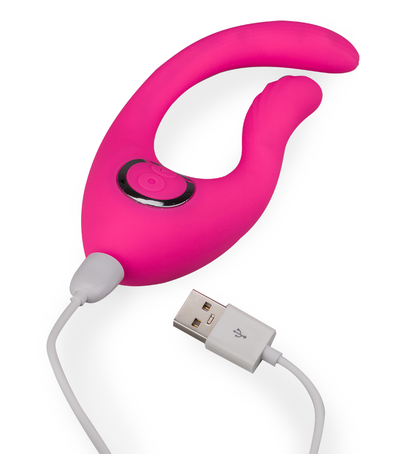 Magnetic USB curved clitoris vibrator 12 modes