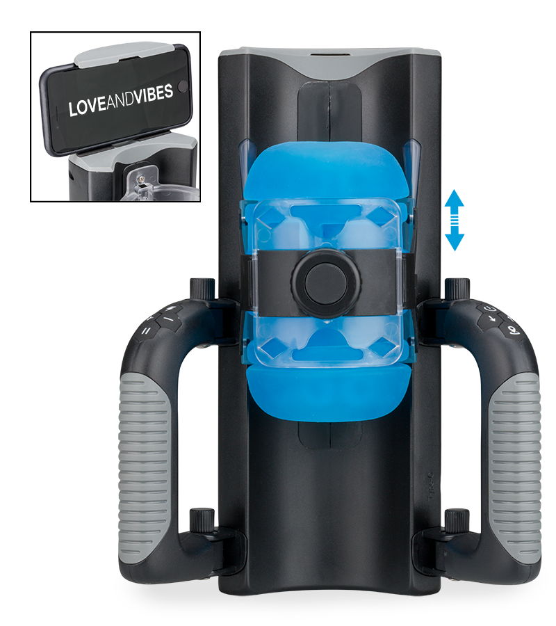 Majestic Pro thrusting masturbator with handles