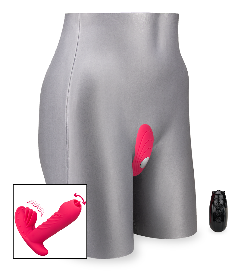 Mandy remote-controlled vibrating and rotating knickers
