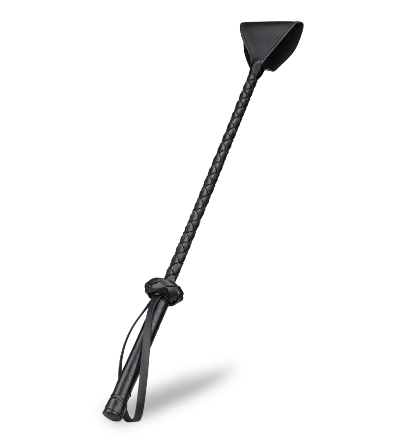 Masked BDSM riding crop