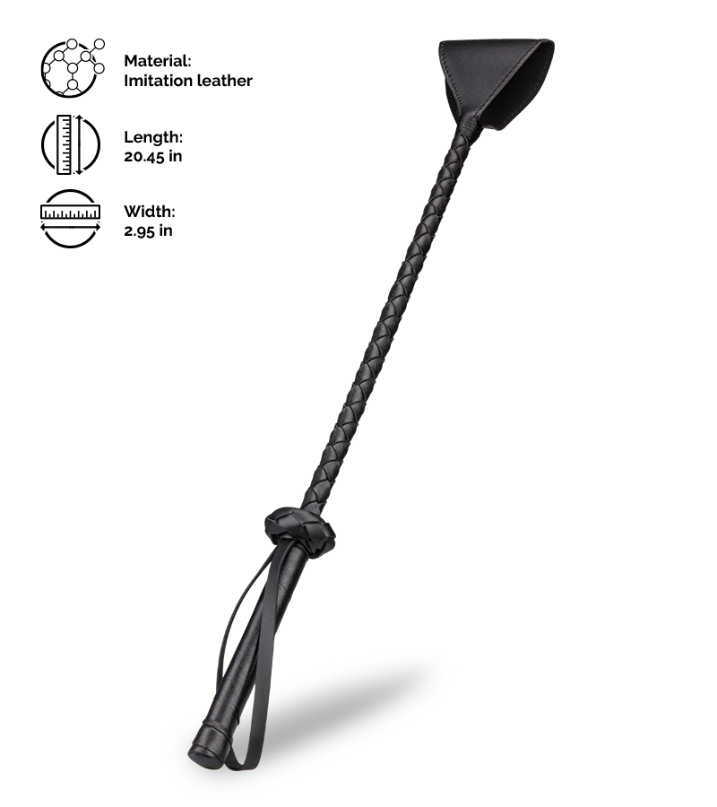 Masked BDSM riding crop