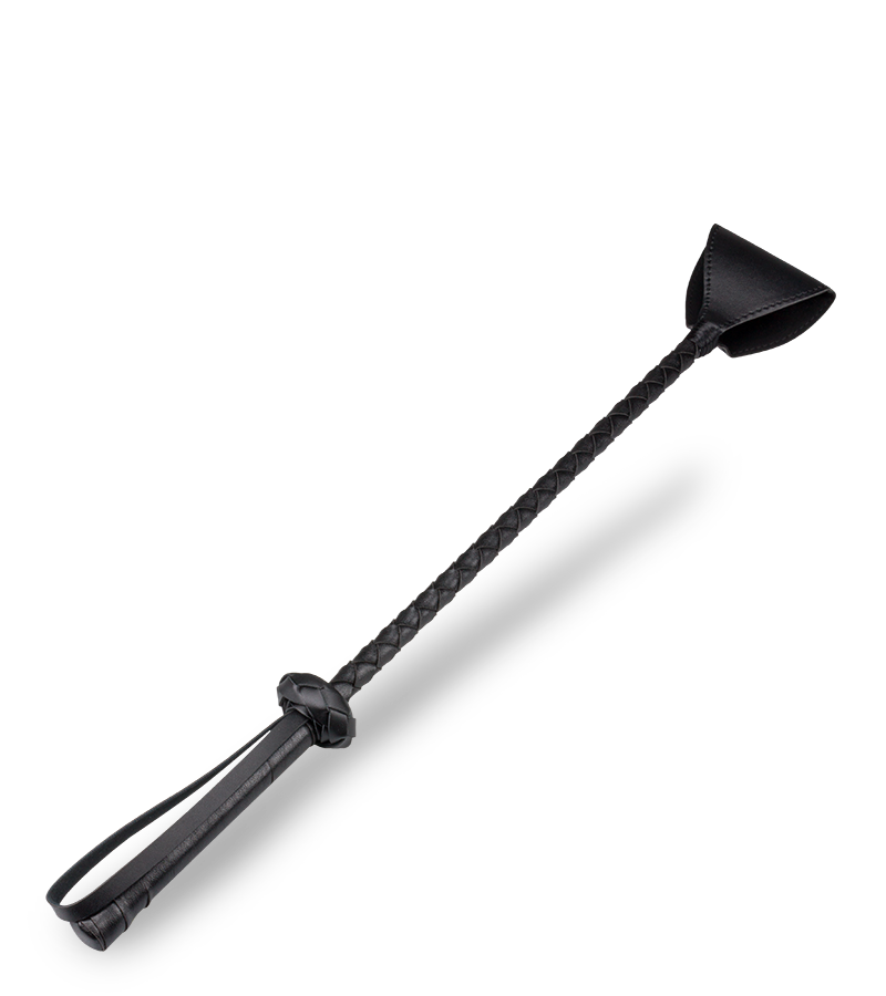 Masked BDSM riding crop