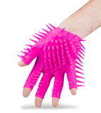 Masturbation glove with stimulating texture