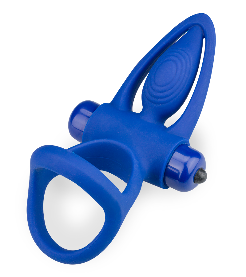 Mata triple silicone cock ring with clit stimulator