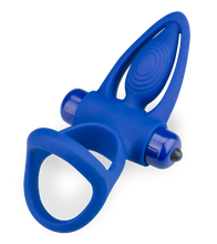 Load image into Gallery viewer, Mata triple silicone cock ring with clit stimulator