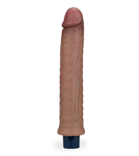 Load image into Gallery viewer, Matteo silicone vibrating dildo 8.75 inches