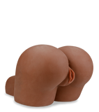 Mega-sized black ass and vagina masturbator 22 lb
