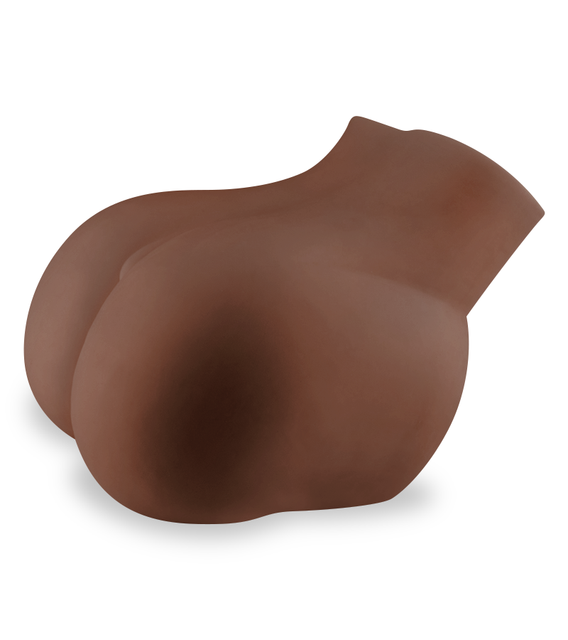 Mega-sized black ass and vagina masturbator 22 lb
