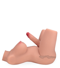 Load image into Gallery viewer, Melina trans sex torso with anus and vibrating thrusting penis  22.00 lb