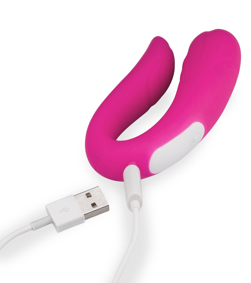 Mermaid remote controlled couple&#039;s vibrator