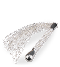 Load image into Gallery viewer, Metal chain flogger with rhinestone handle