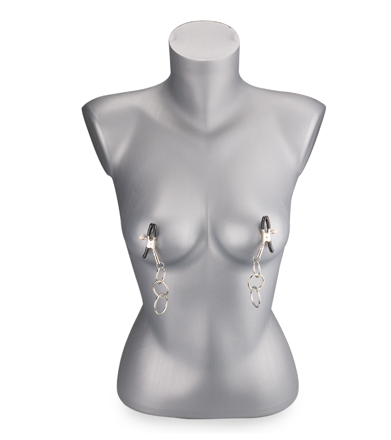 Metal nipple clamps 3 rings