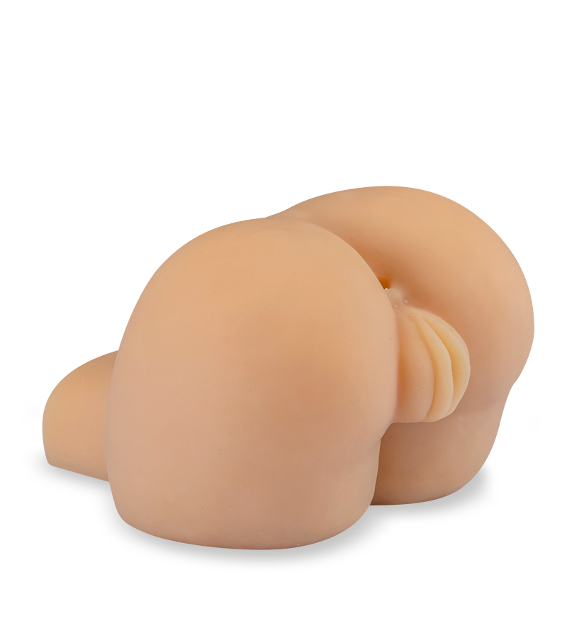 Mini double penetration masturbator