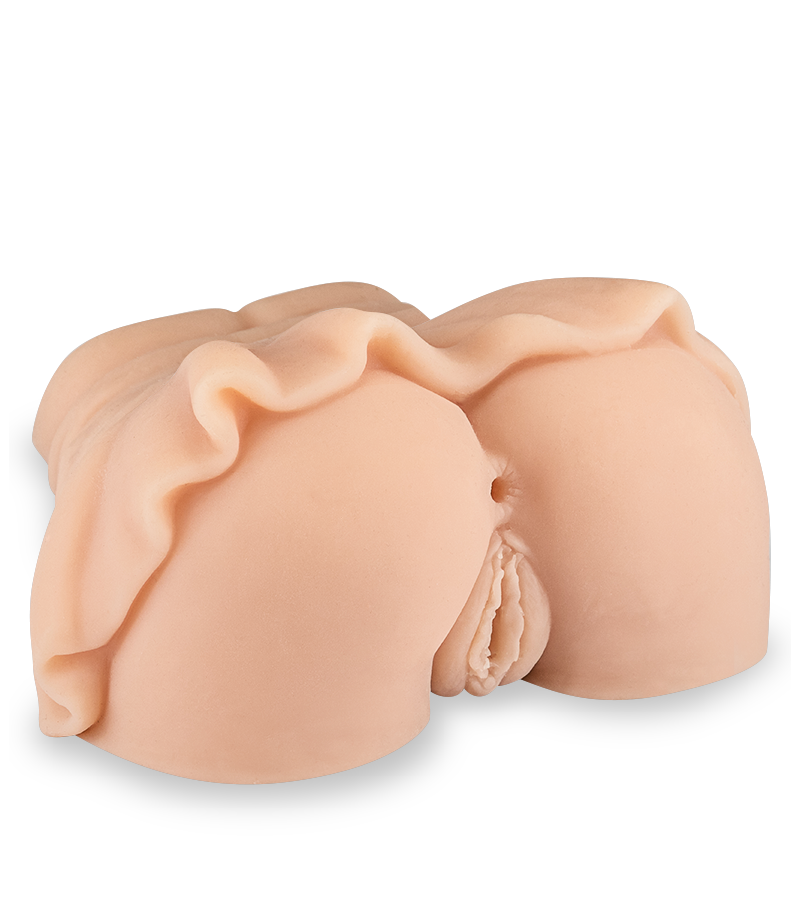 Miniskirt ass and vagina masturbator