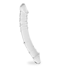 Load image into Gallery viewer, Mirage double-ended glass dildo