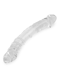 Load image into Gallery viewer, Mirage double-ended glass dildo