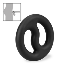 Load image into Gallery viewer, Misly medical-grade silicone double cock ring