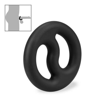 Misly medical-grade silicone double cock ring