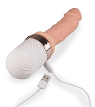 Load image into Gallery viewer, Mister Hide vibrating and thrusting dildo