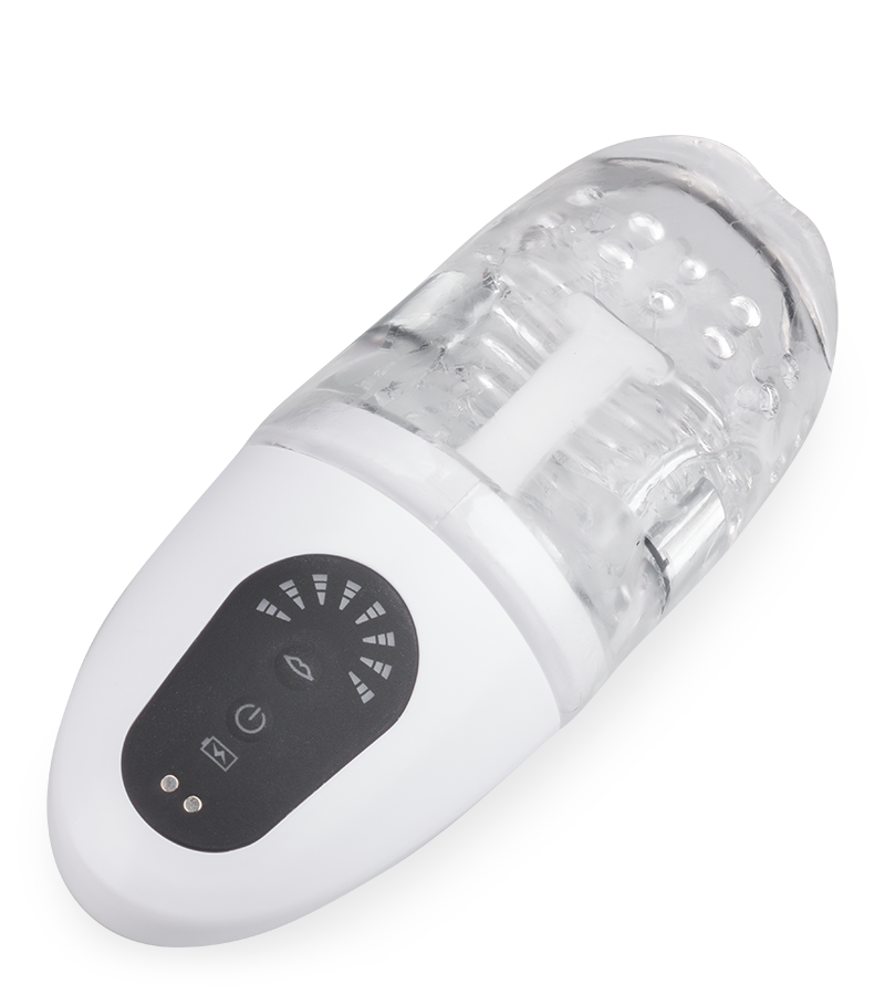 Mistress vibrating blowjob masturbator