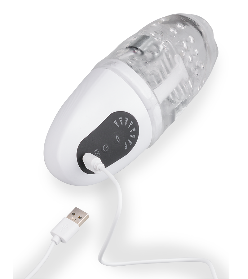 Mistress vibrating blowjob masturbator