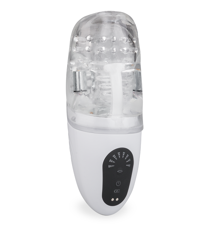 Mistress vibrating blowjob masturbator