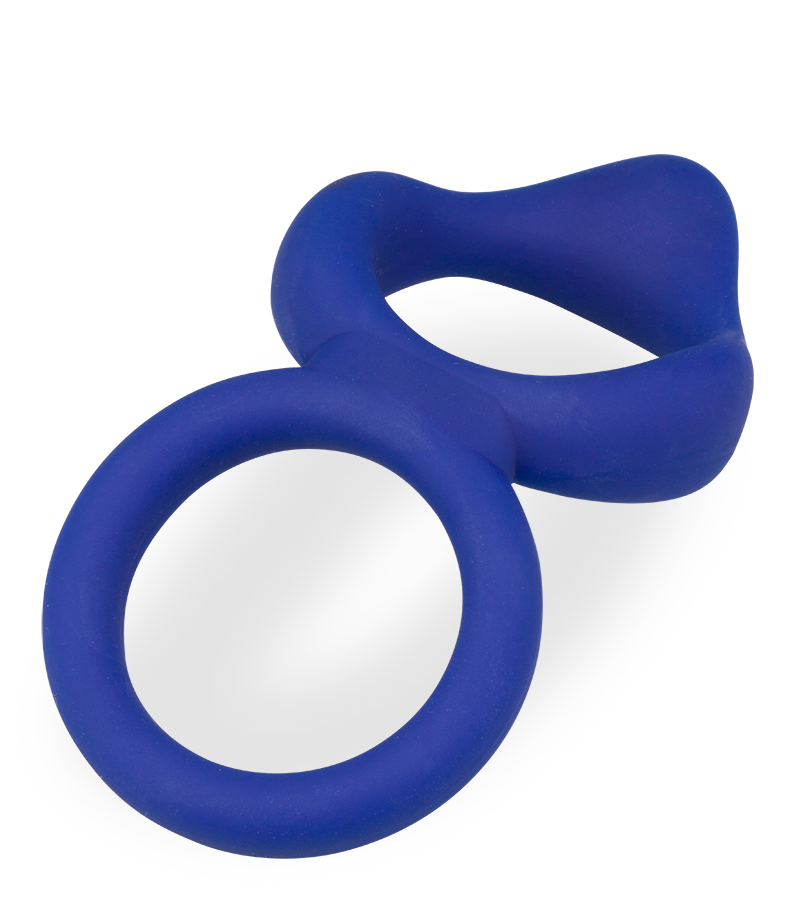Moon silicone double cock ring