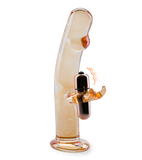 Mr. Pleasure vibrating glass rabbit dildo
