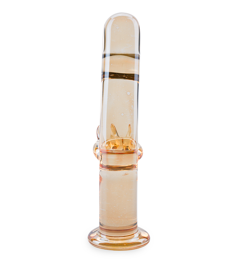 Mr. Pleasure vibrating glass rabbit dildo