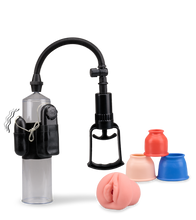 Load image into Gallery viewer, Multifunctional vibrating penis-enhancing pump