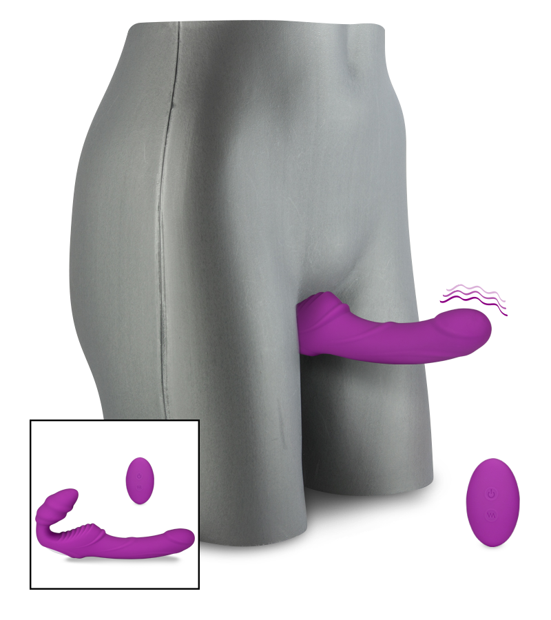 Nana harness-free remote-controlled strap-on dildo