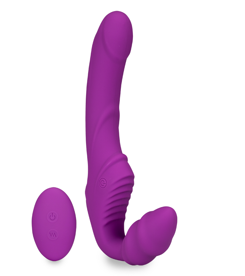 Nana harness-free remote-controlled strap-on dildo